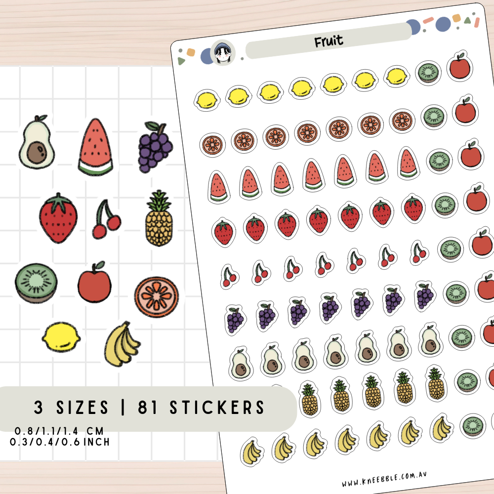 Fruit Planner Stickers