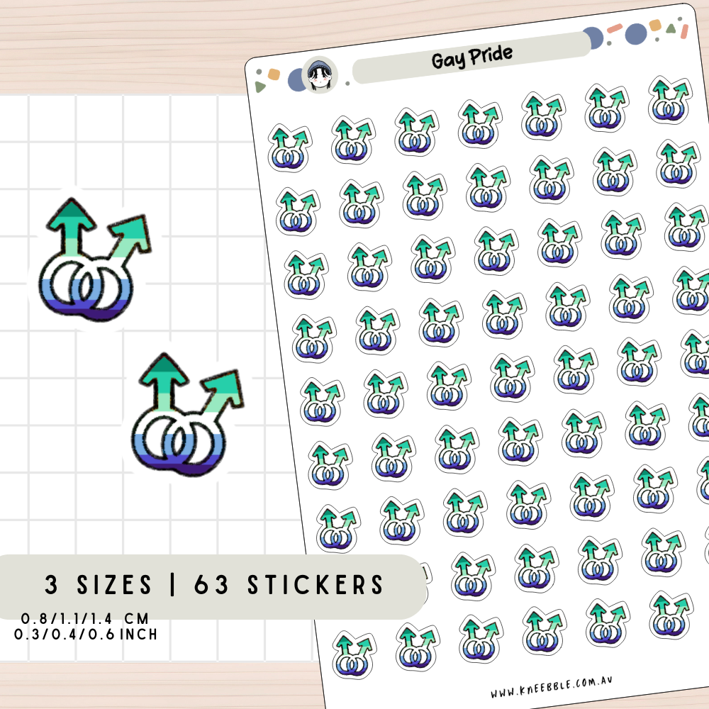 Gay Pride Planner Stickers