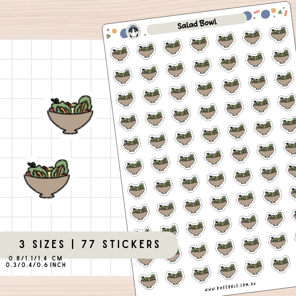 Salad Bowl Planner Stickers