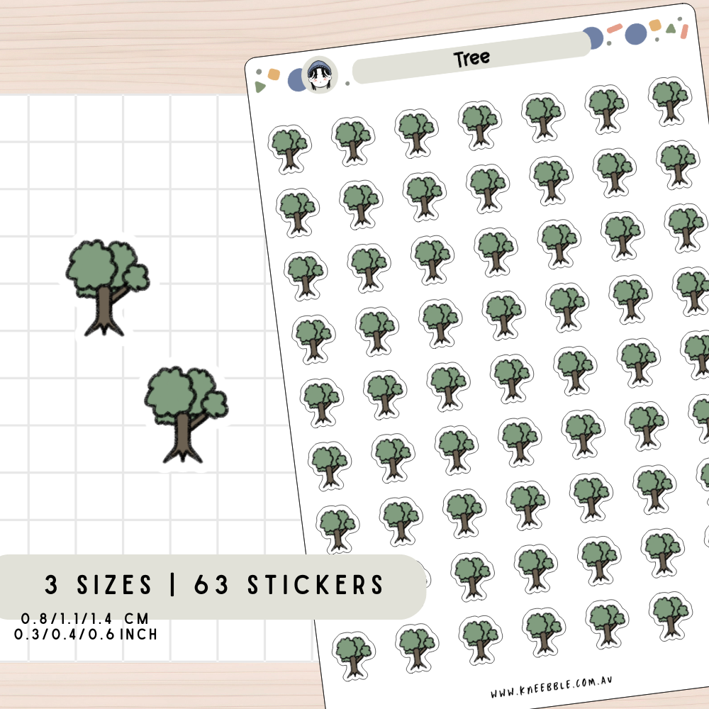 Branch Tree Planner Stickers