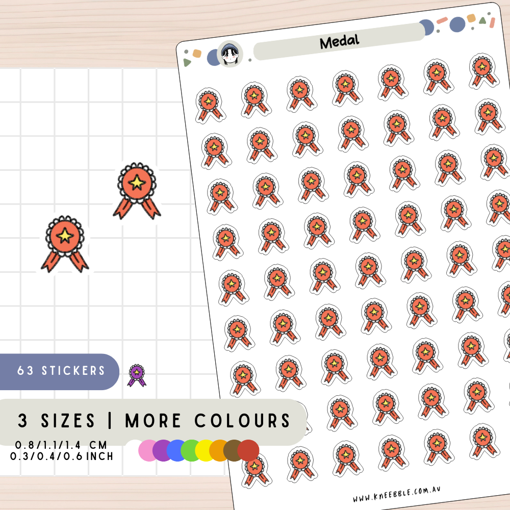 Medal Planner Stickers