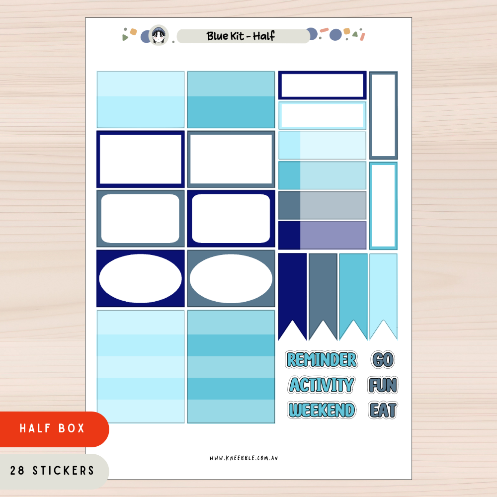 Colour Planner Kit - Week And Month Planner Stickers