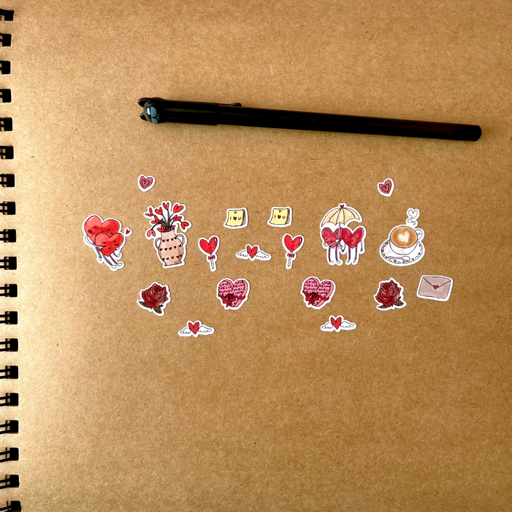 Love Planner Sticker Sheet