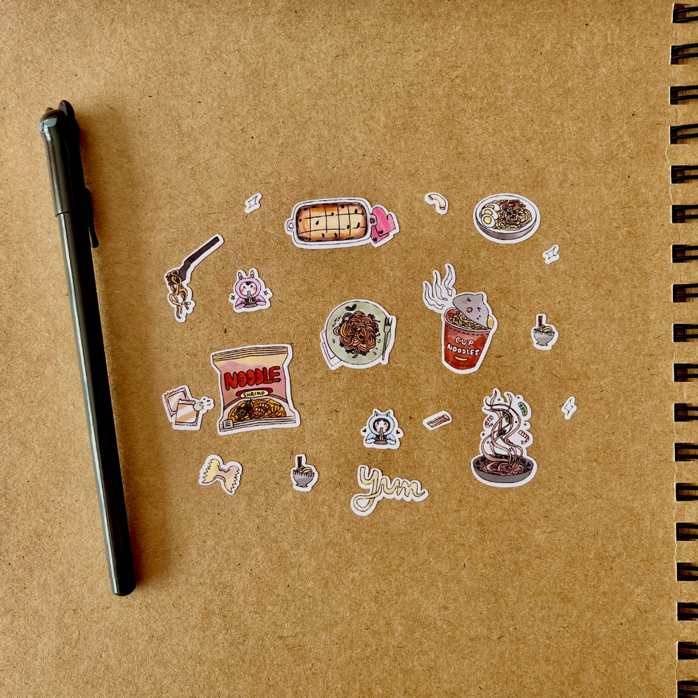 Noodles Lover Planner Sticker Sheet
