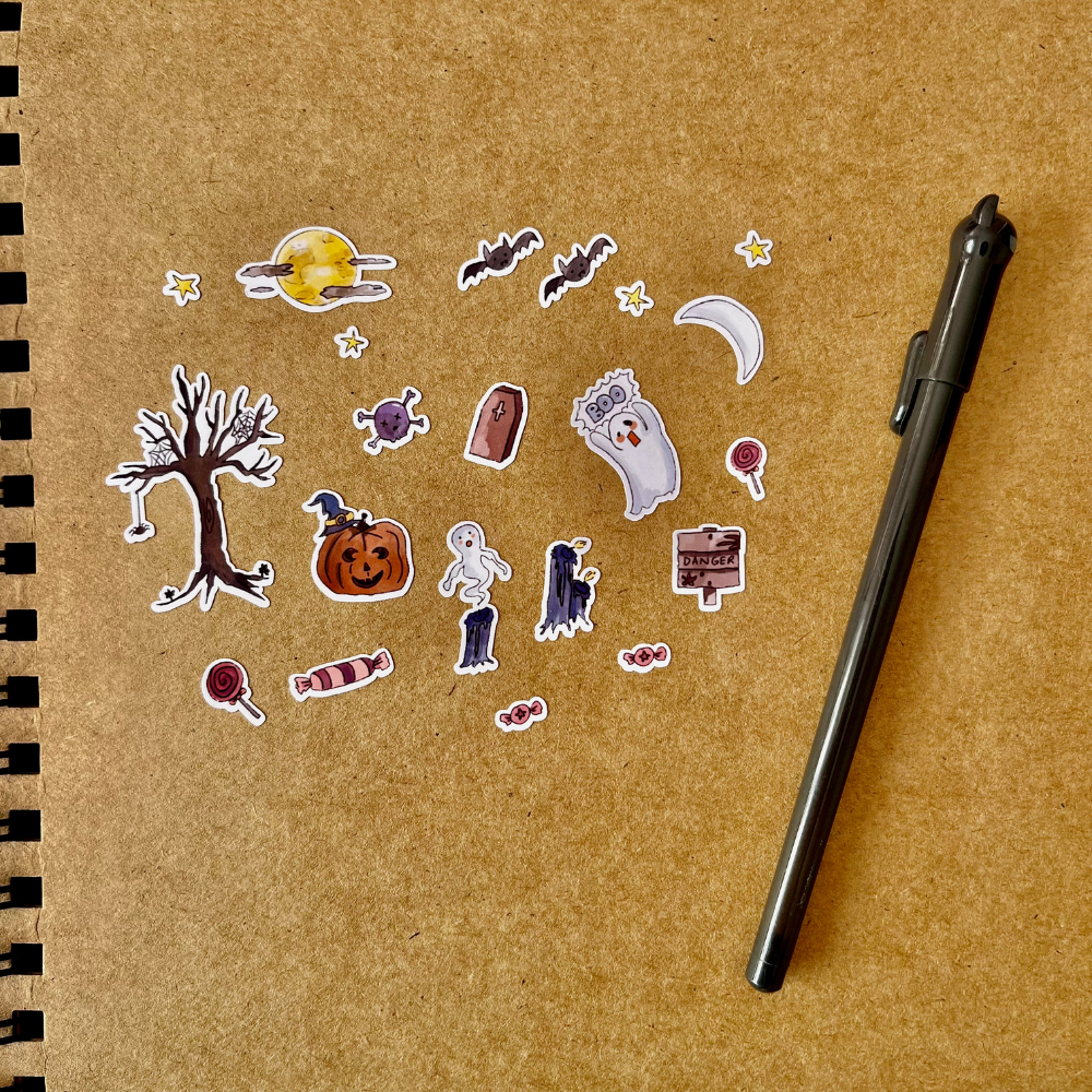 Halloween Planner Sticker Sheet