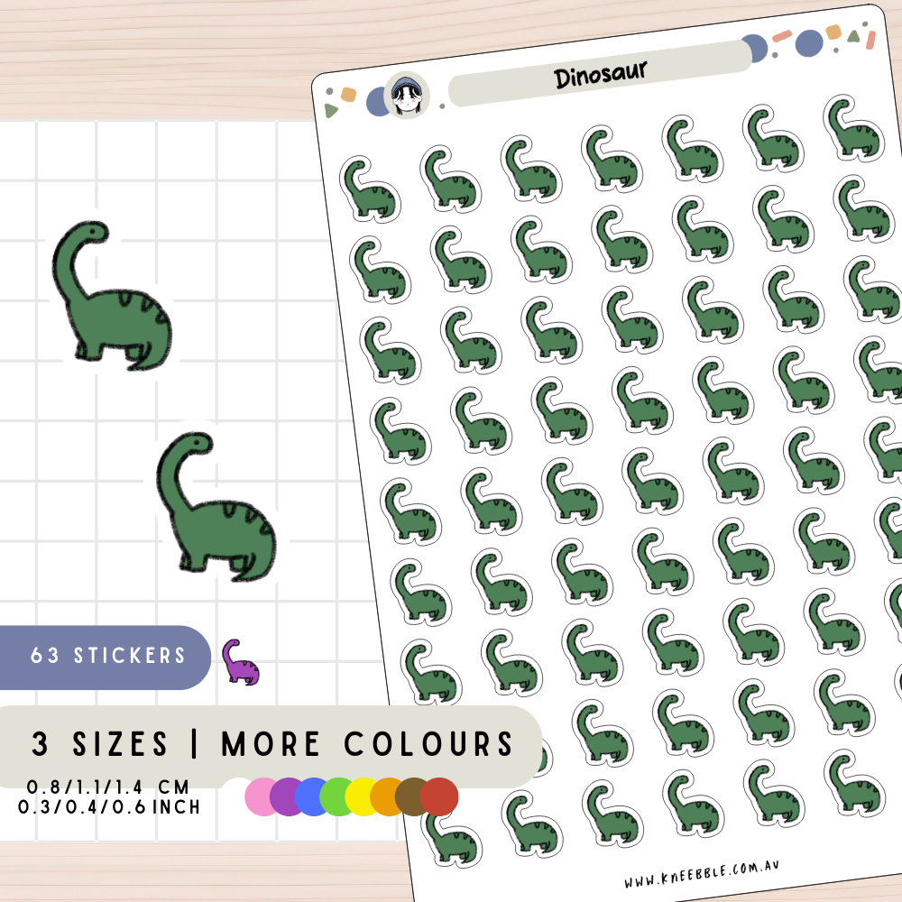 Dinosaur Dino Planner Stickers