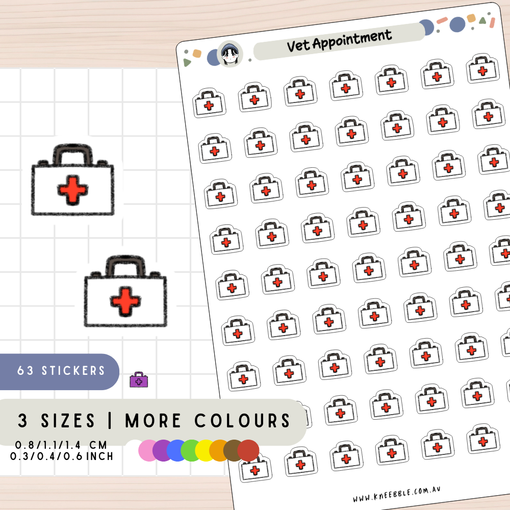 Vet Appointment Planner Stickers