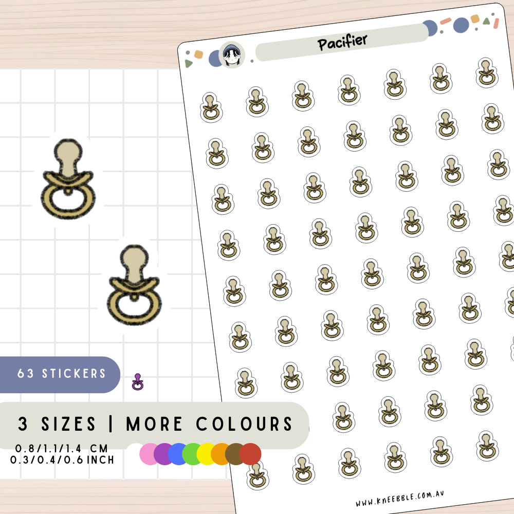 Pacifier Planner Stickers