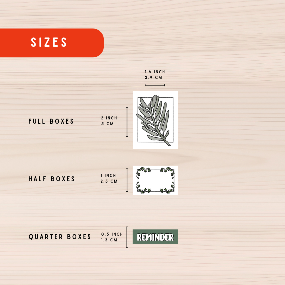 Weekly Planner Kit - Nature Theme Planner Stickers