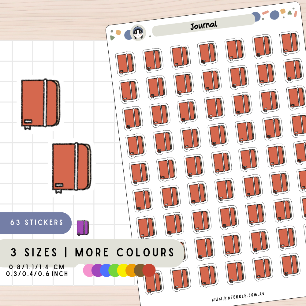Journal Diary Writing Planner Stickers