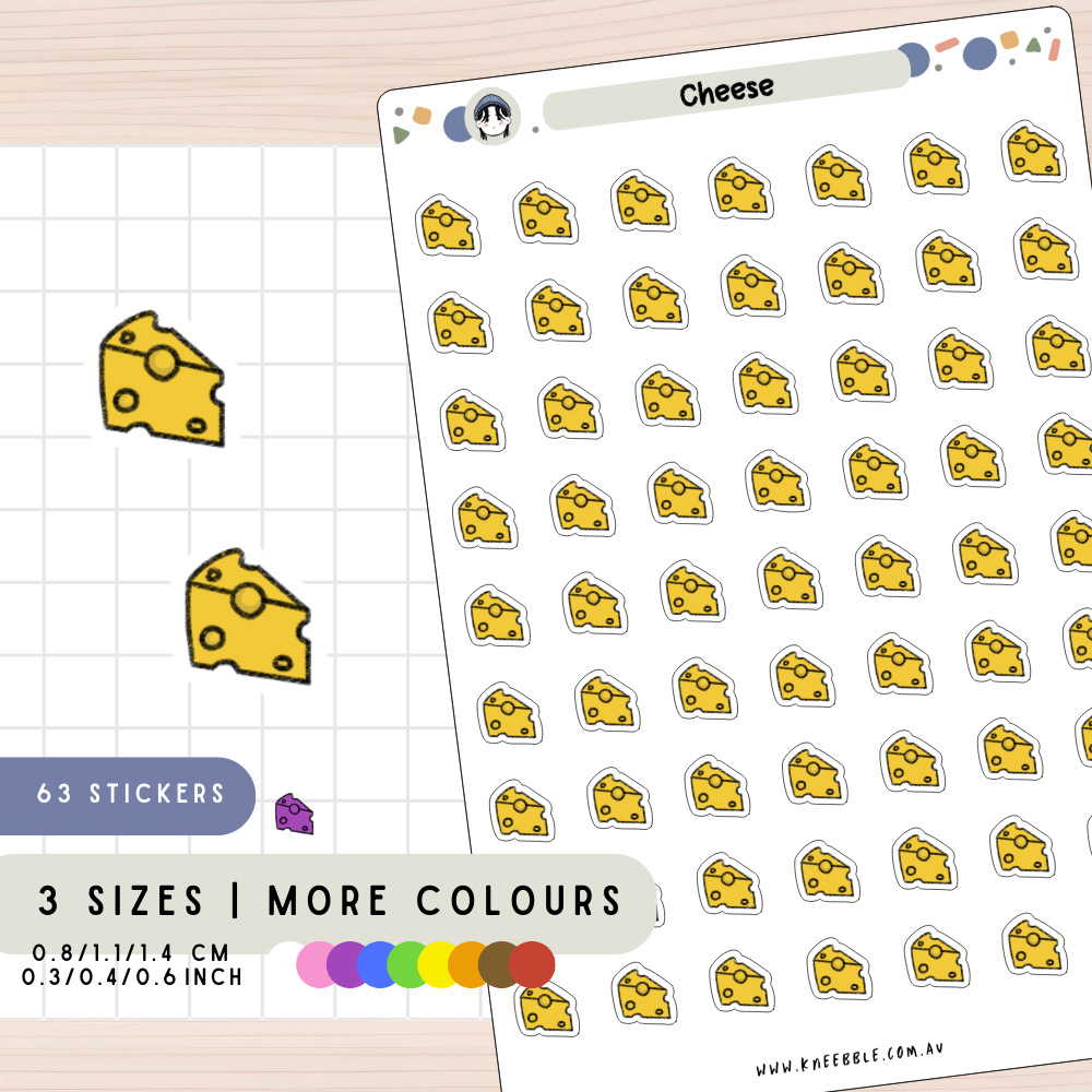 Slice Cheese Planner Stickers