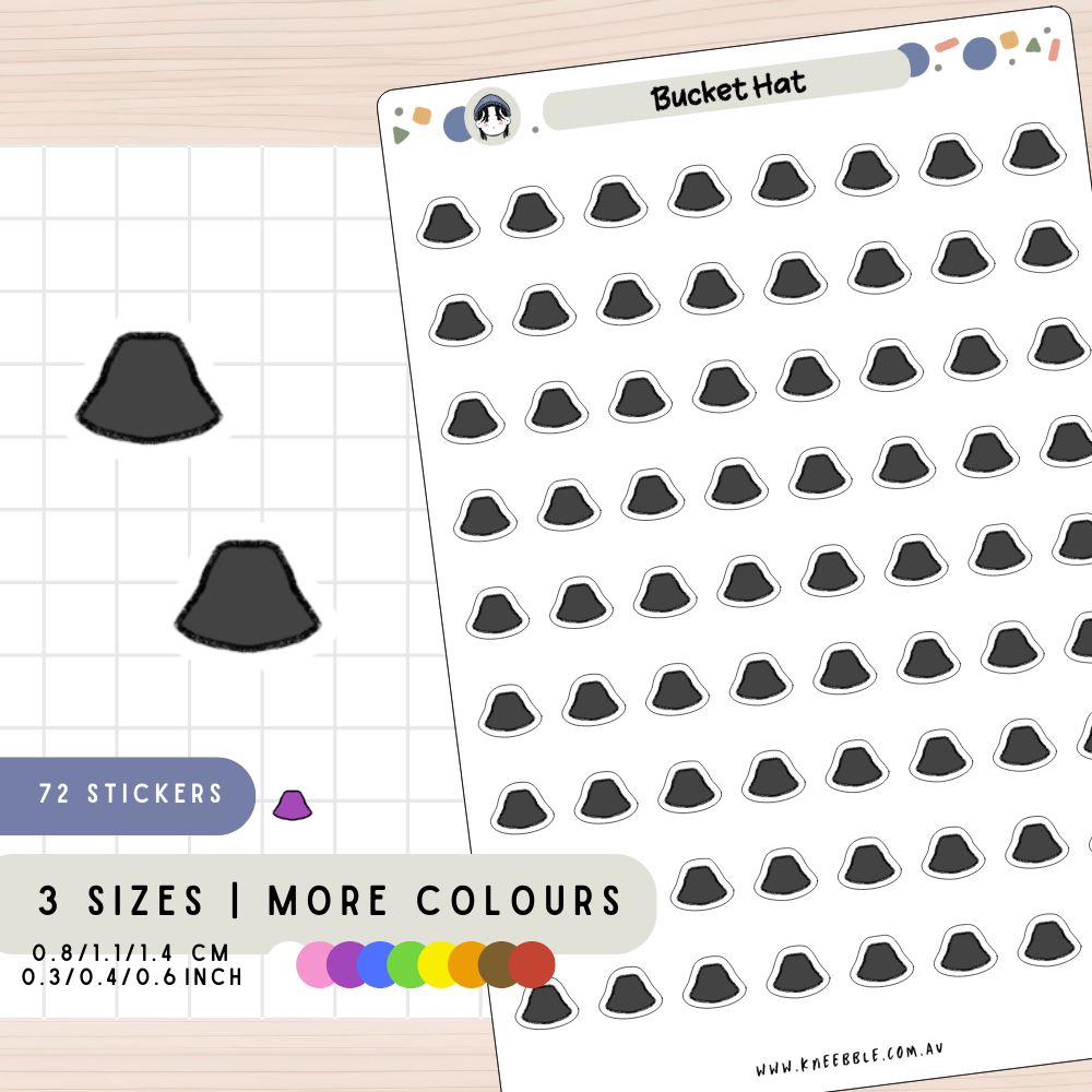 Bucket Hat Planner Stickers