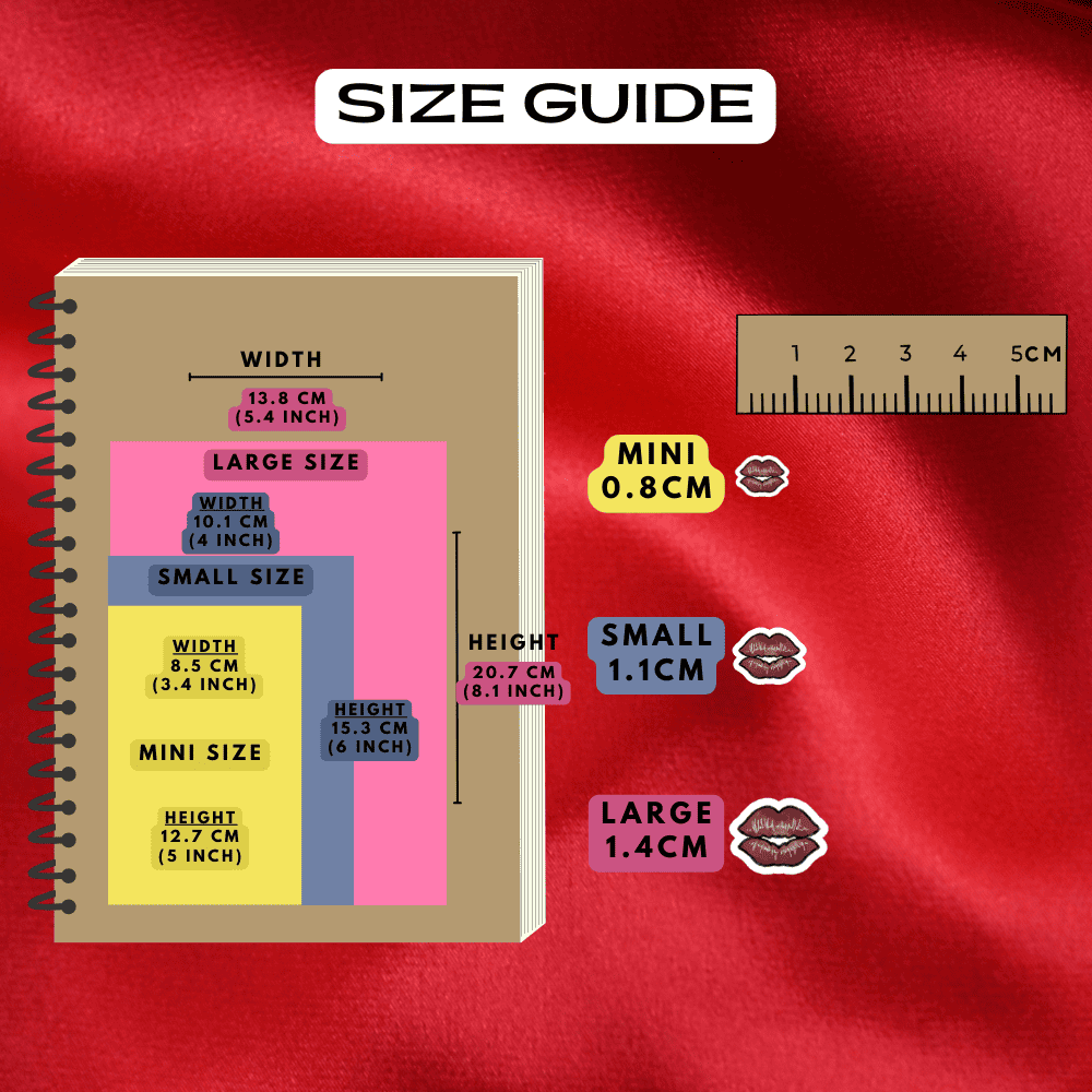 Choose from mini, small and large sizes.
