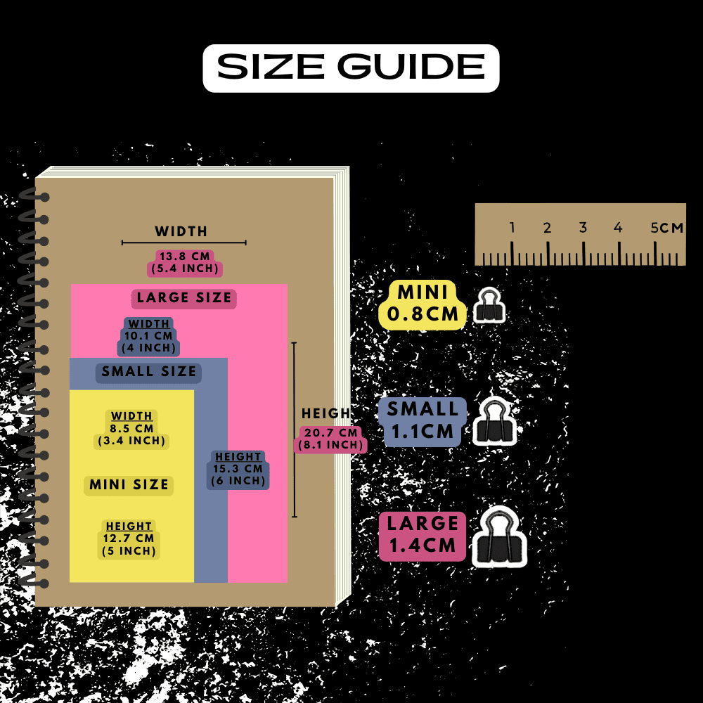 Choose from mini, small and large sizes.