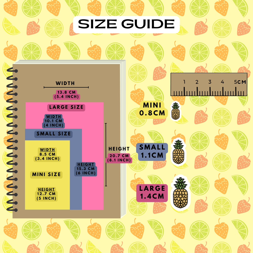 Pineapple Planner Stickers