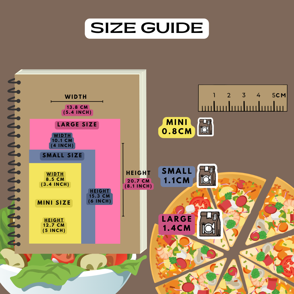 Takeout Delivery Food Planner Stickers