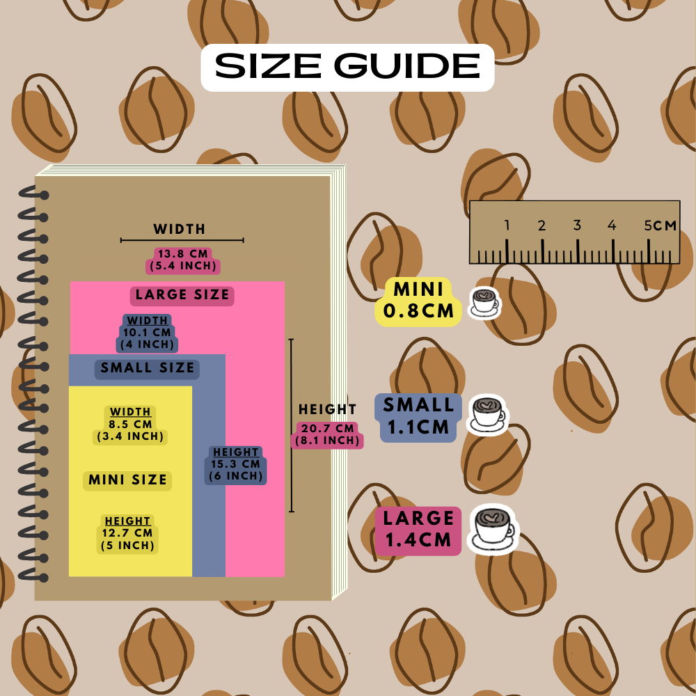 Coffee Cup Planner Stickers