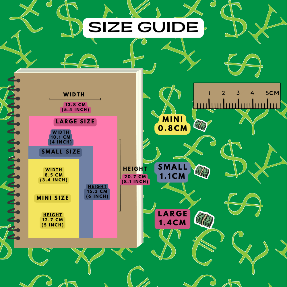 Cash Stack Planner Stickers