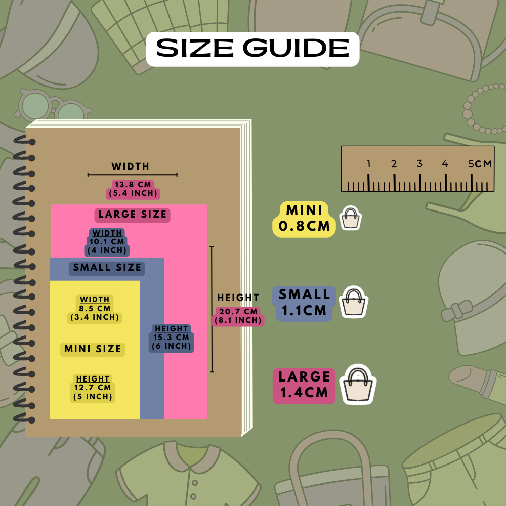Tote Bag Planner Stickers