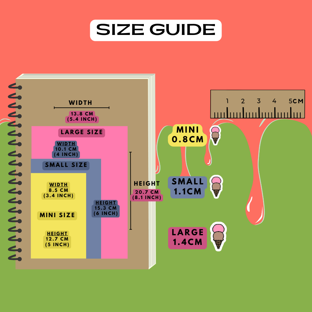 Double Scoop Ice Cream Planner Stickers