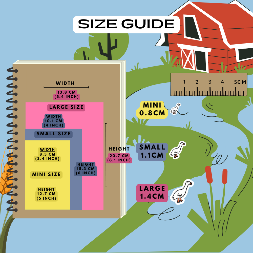 Farm Goose Animal Planner Stickers
