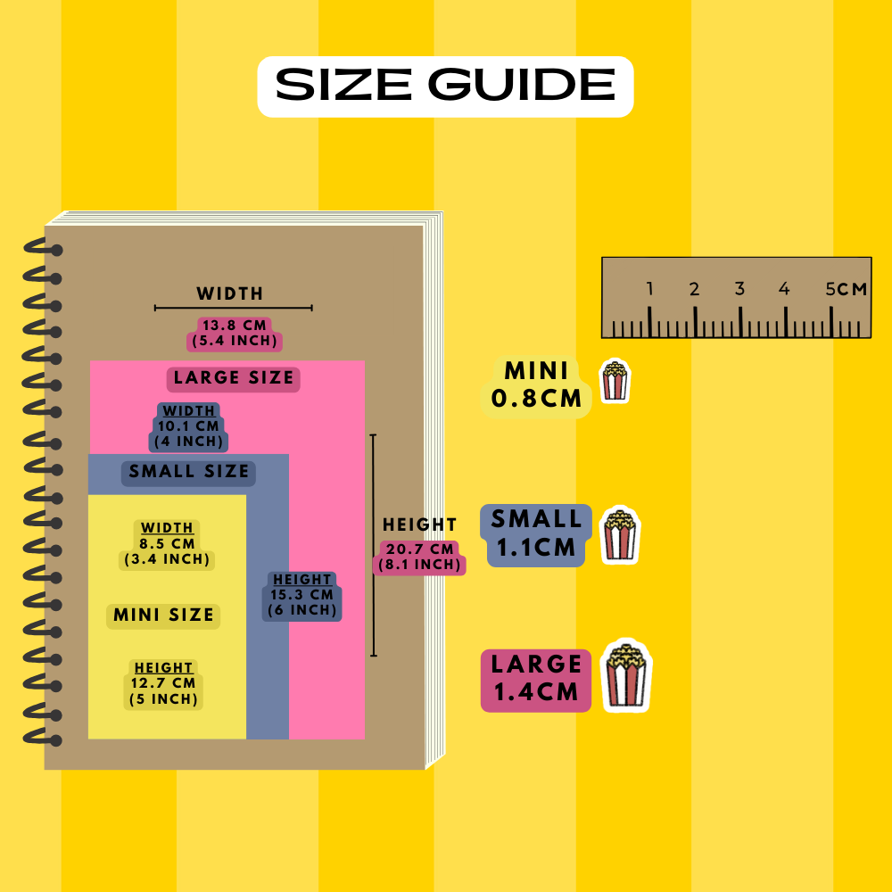 Popcorn Planner Stickers