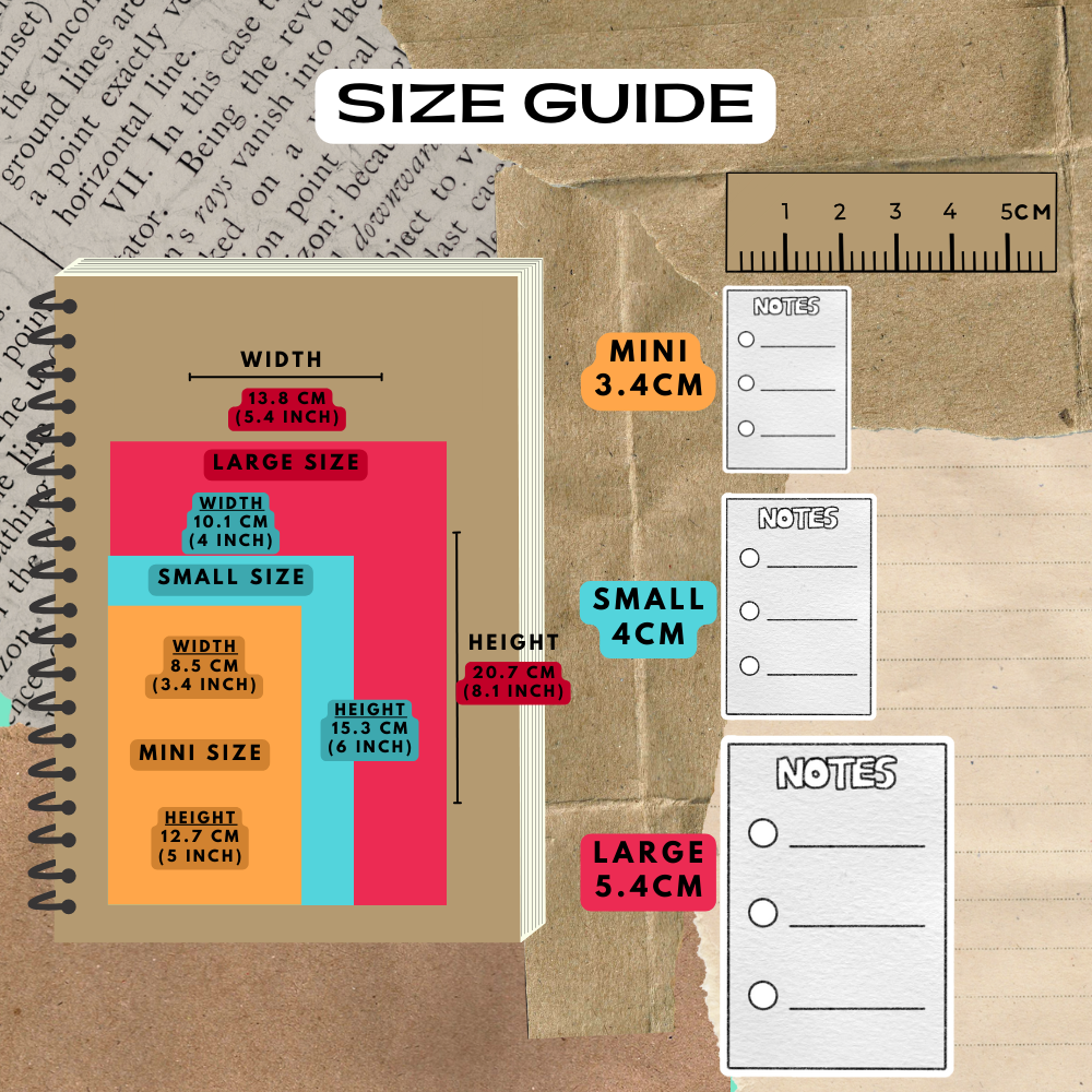 Notes List Boxes Planner Stickers