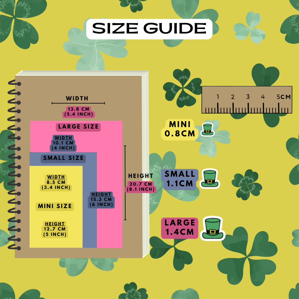 Leprechaun Hat St Patrick's Day Planner Stickers