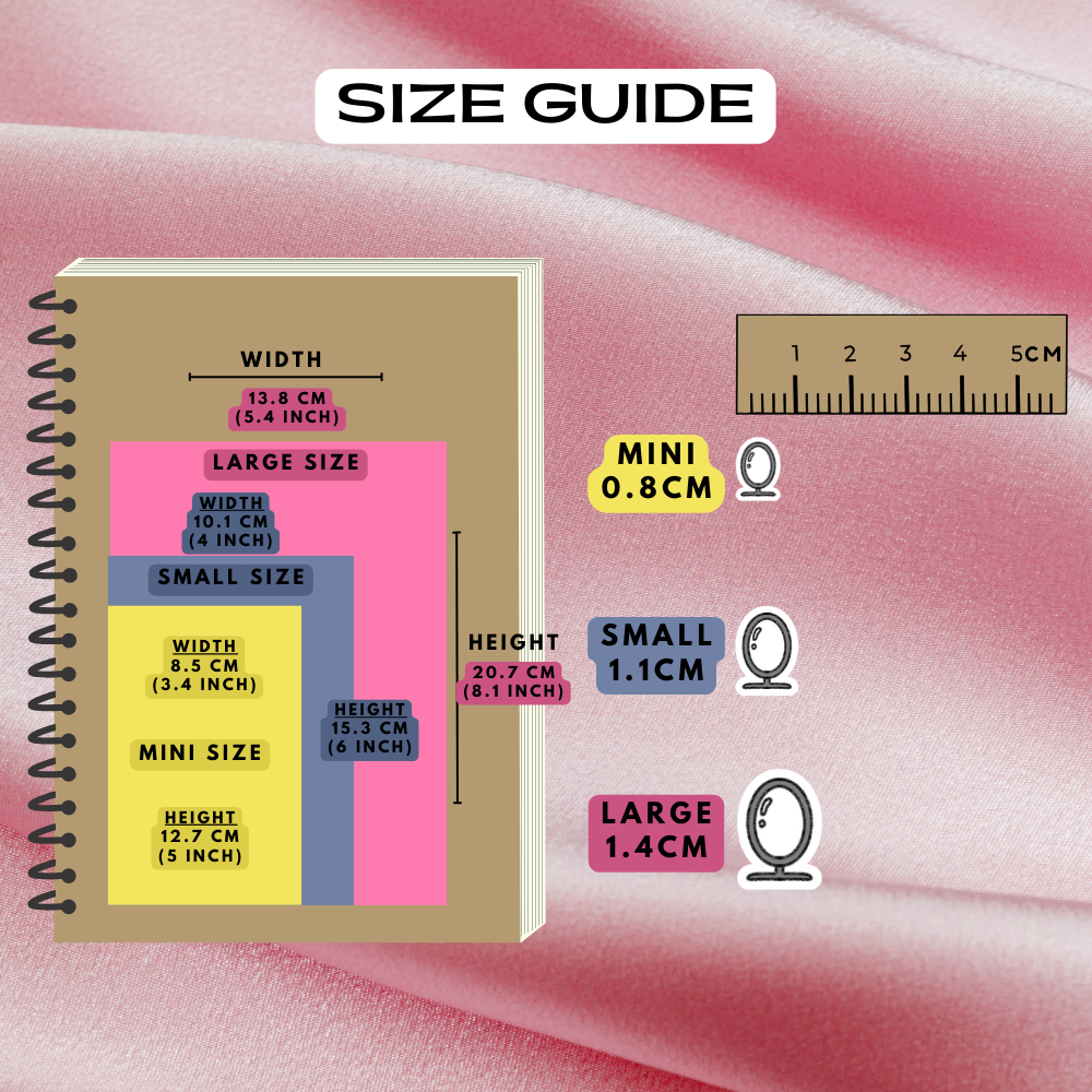 Beauty Makeup Mirror Planner Stickers