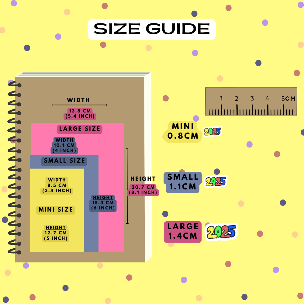 2025 Text Bubble Planner Stickers