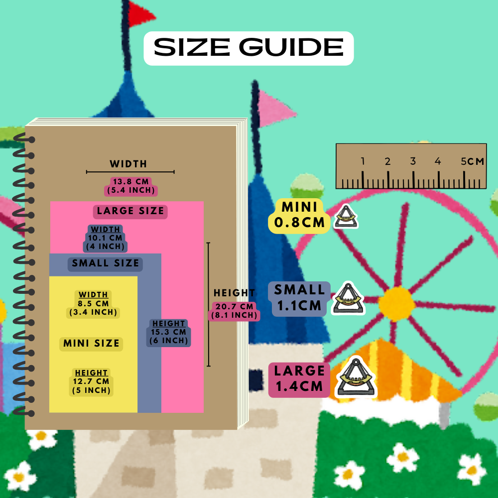 Pirate Ship Ride Planner Stickers