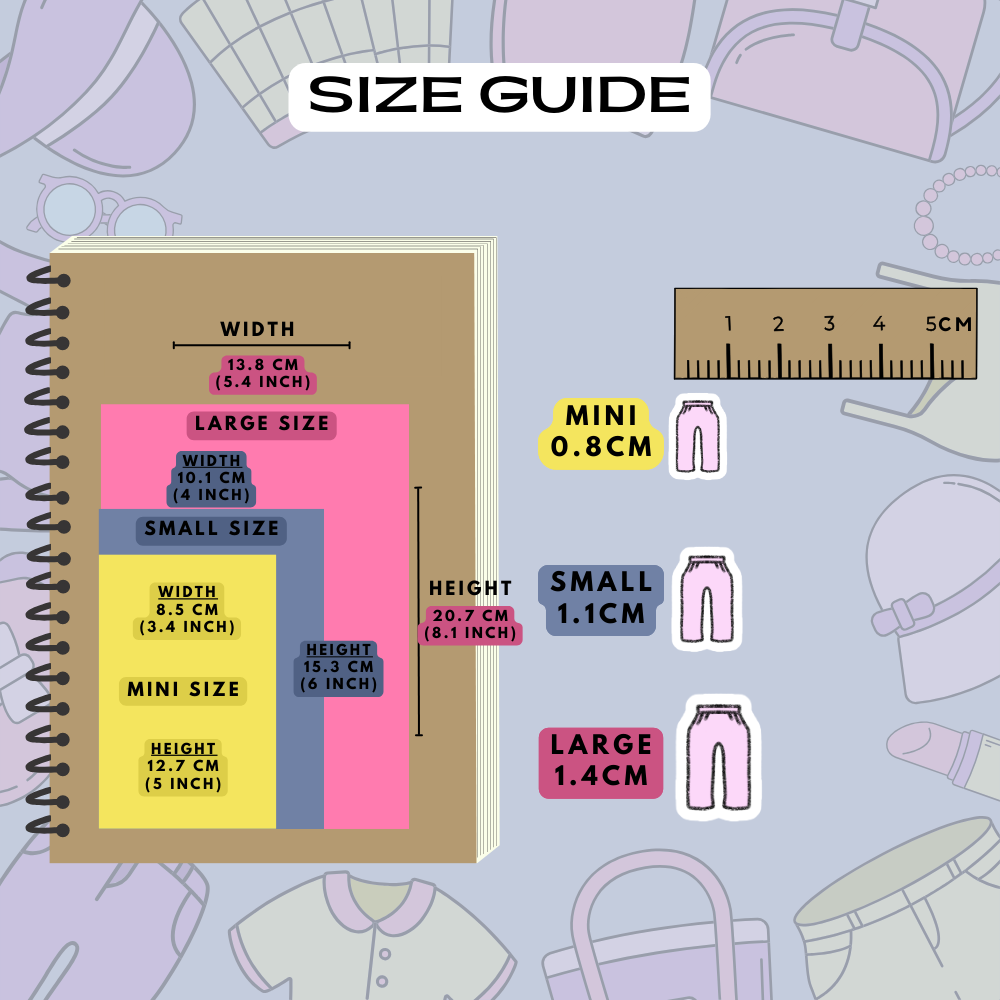 Pegged Pants Planner Stickers