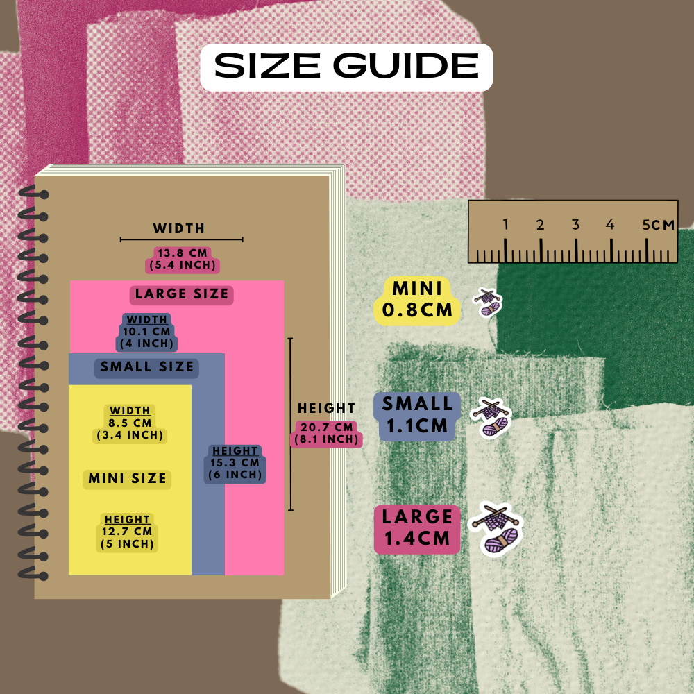 Knitting Crochet Yarn Planner Stickers