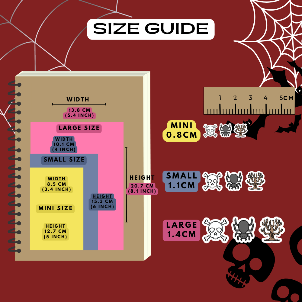Spooky Halloween Season Planner Stickers