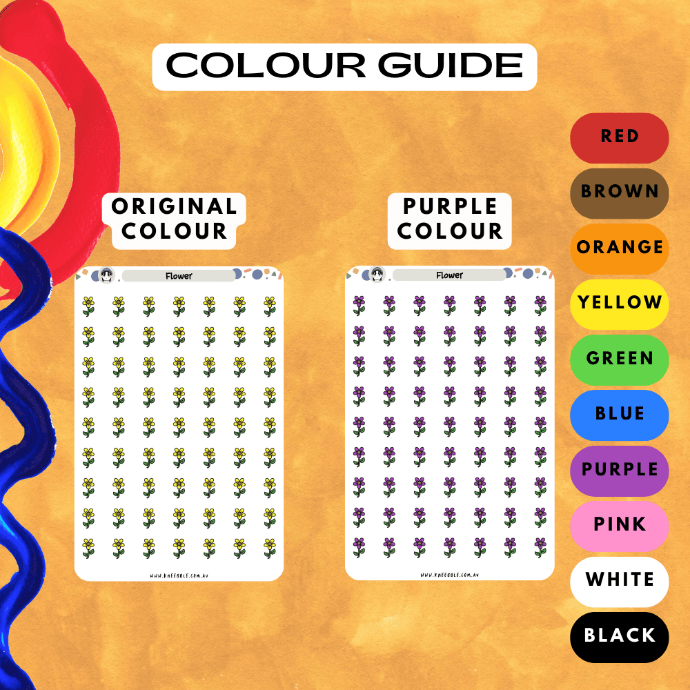 Choose from many colours such as purple and red.