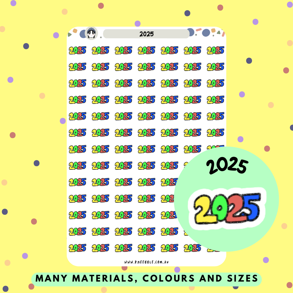 2025 Text Bubble Planner Stickers