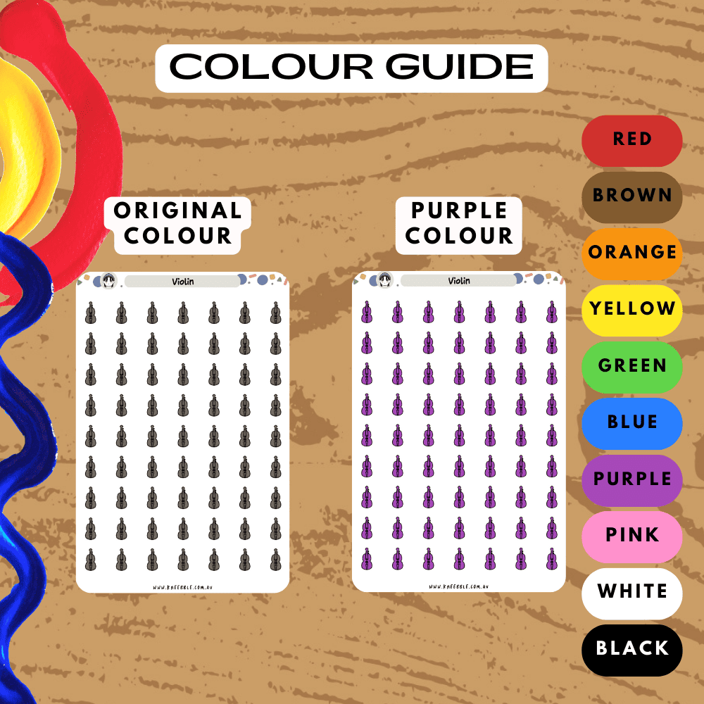 Choose from many colours such as red and purple.