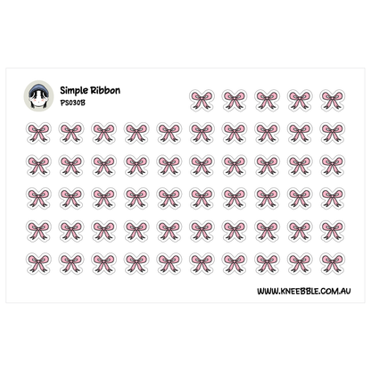 a grid of small pink bows arranged in a repeating pattern.