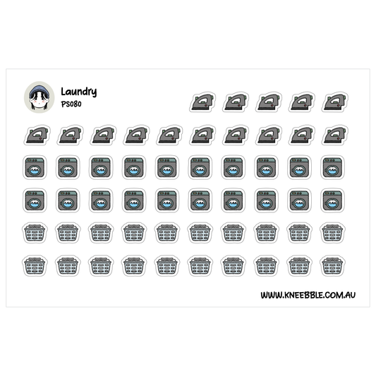 a collection of laundry-related icons and symbols, including ironing machines, washing machines, and other laundry-related items.