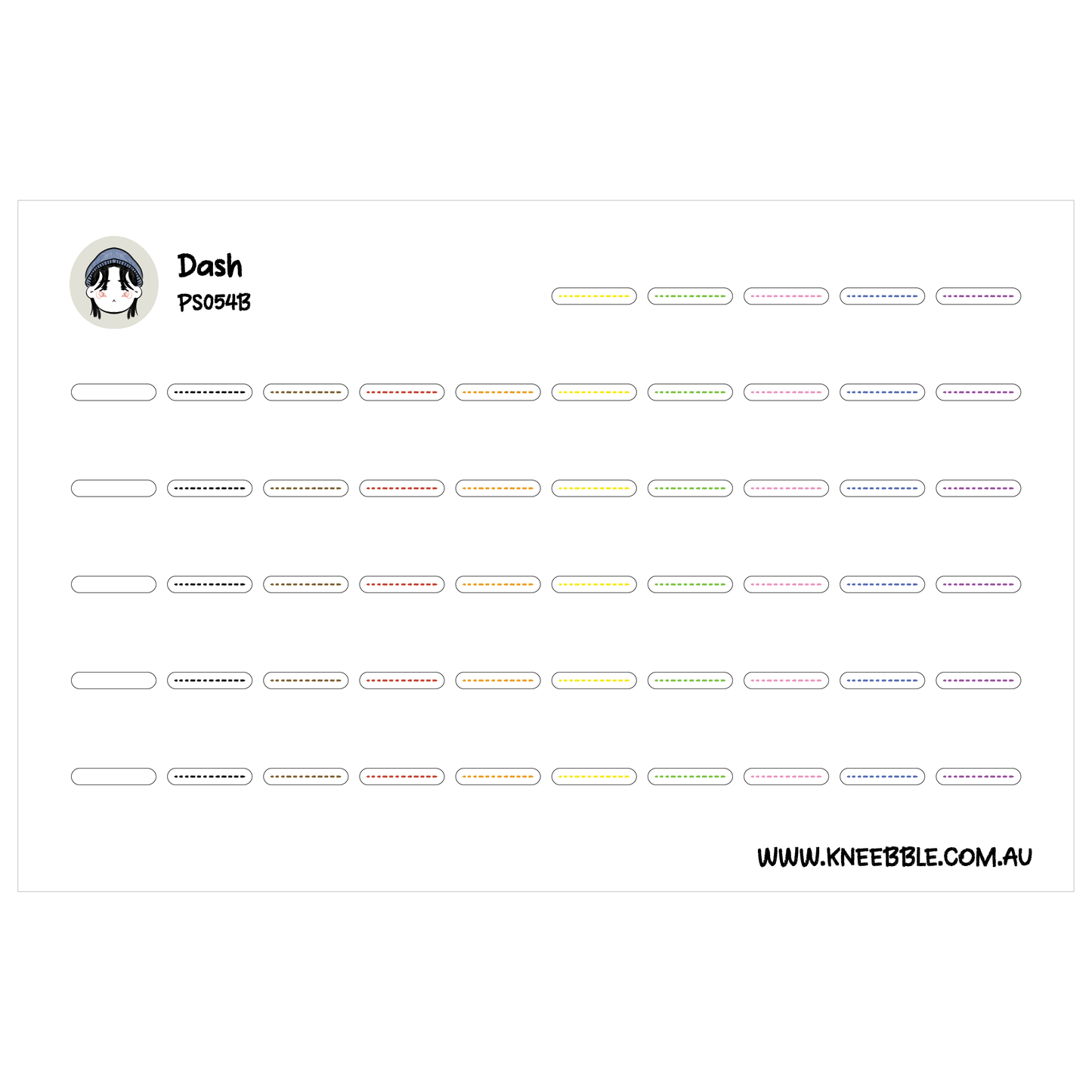 The image is a collection of various colored squares arranged in rows and columns, with a small circular logo at the top left corner.