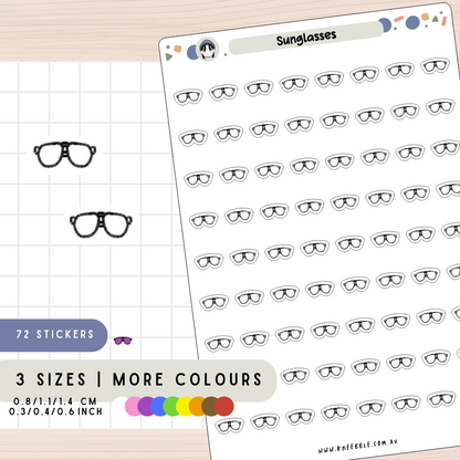Sunglasses Planner Stickers