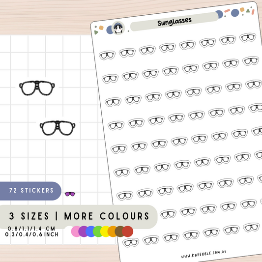 Sunglasses Planner Stickers