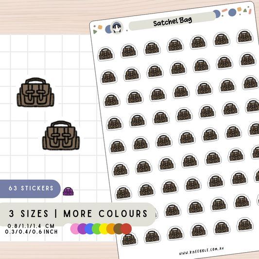 Satchel Bag Planner Stickers