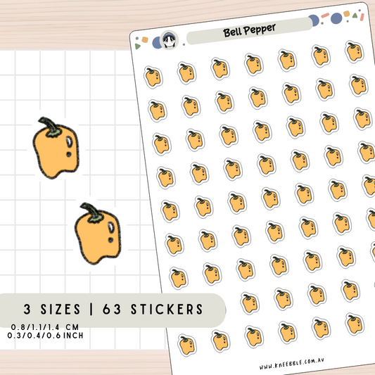 Bell Pepper Planner Stickers