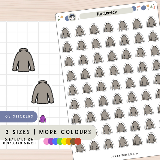 Turtleneck Top Planner Stickers