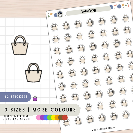 Tote Bag Planner Stickers