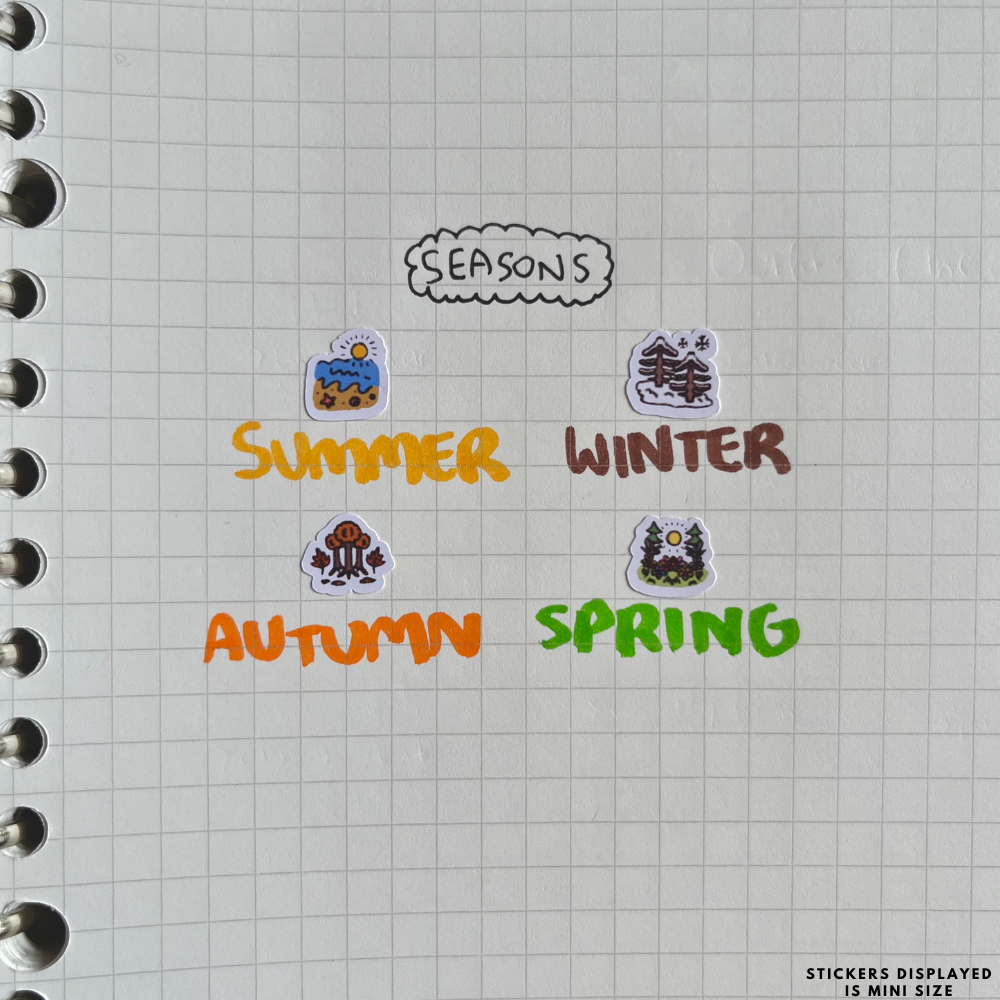 Seasons Planner Stickers