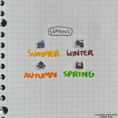 Winter Season Planner Stickers