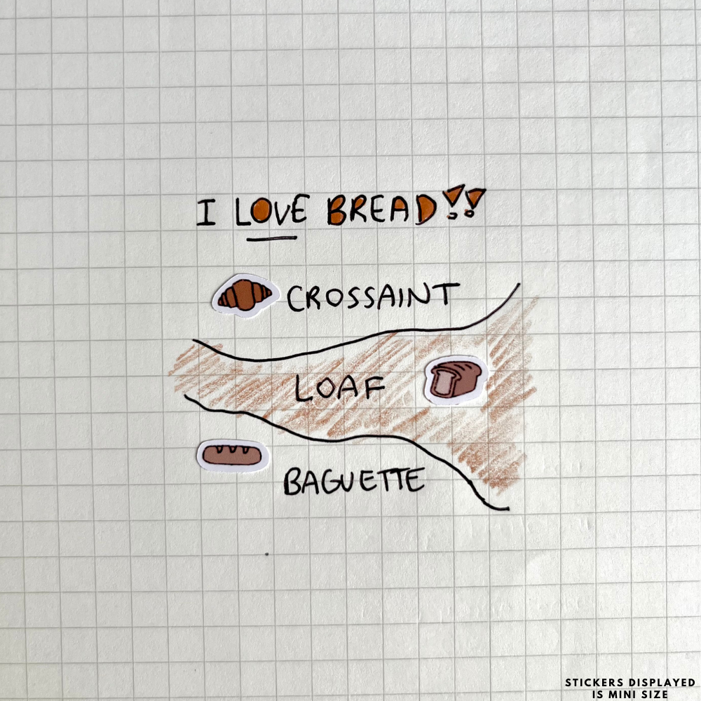 Croissant Planner Stickers