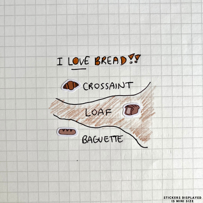 Baguette Planner Stickers